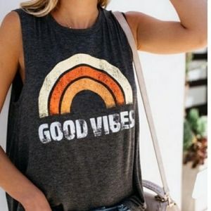 🌟HP🌟VSCO Girl "Good Vibes" Tank